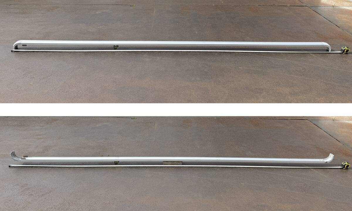 角パイプ★3640mm★日本フルハーフ★1本★アルミ製★サイドバンパー用★サイドガード用★即決★日87A6K拍卖