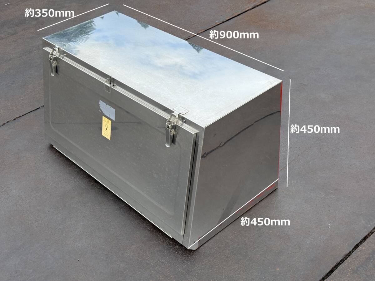 工具箱★幅900mm★ステンレス製★ロック可★道具箱★物入れ★即決★デコトラ★64Qス6拍卖