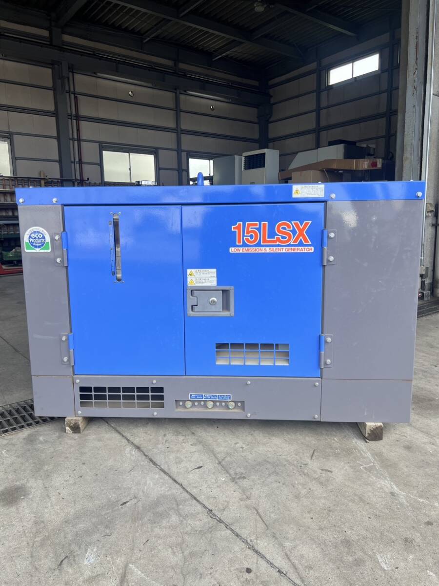 デンヨー 防音型ディーゼル発電機 TLG-15LSX 15kVA 440kg DENYO Silent Diesel Generator拍卖