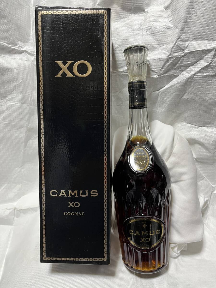【未開封品】CAMUS カミュ XO ロングネック コニャック ブランデー拍卖