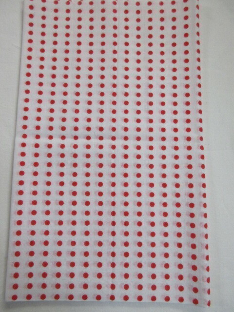 ★豆絞り 手ぬぐい はちまき 踊り用品 白地に赤 約90㎝拍卖