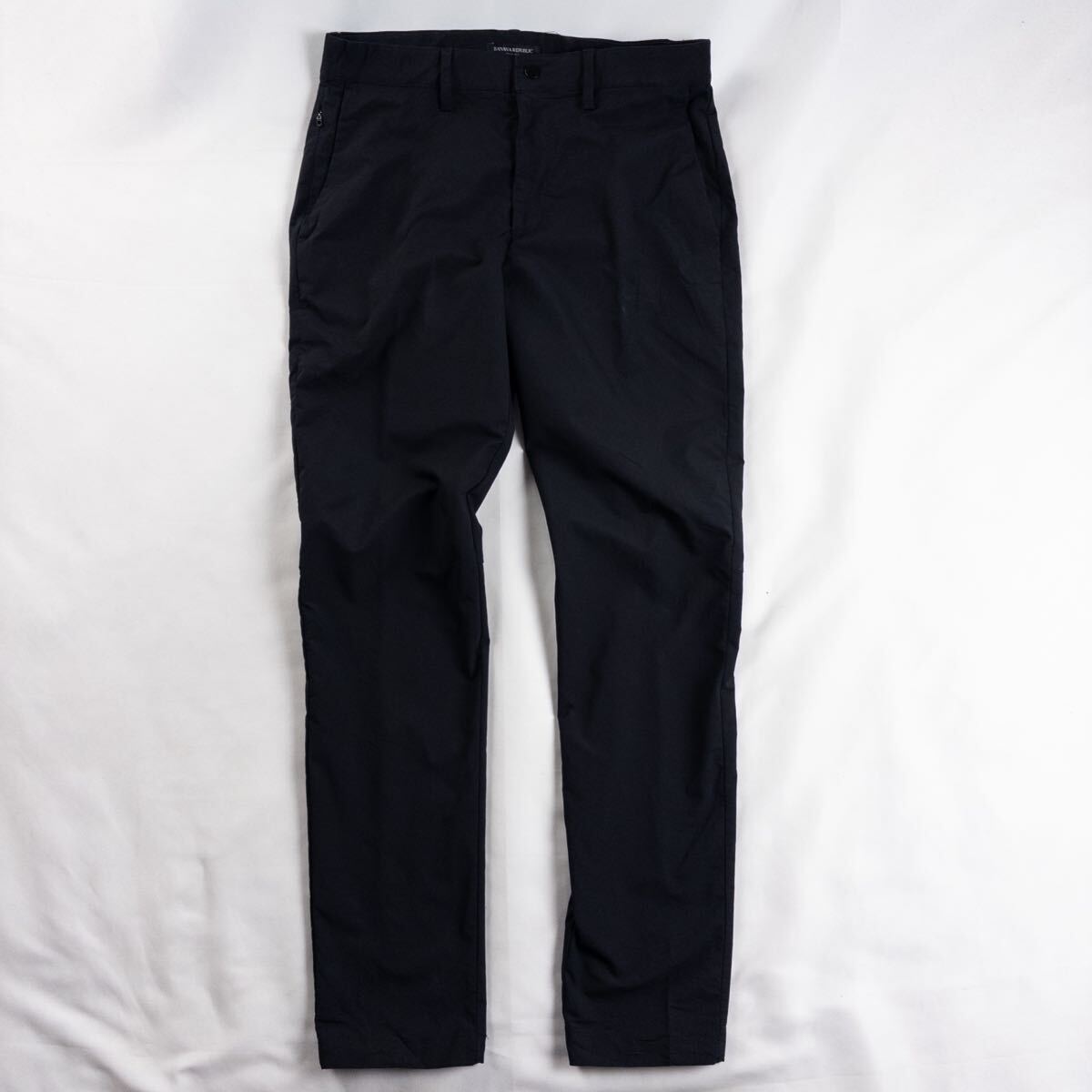 US Vintage 00s BANANA REPUBLIC ポリエステル100% 異素材 ストレッチ テック アウトドア スポーツ ワーク ブラック 黒 ジョガーパンツ 拍卖