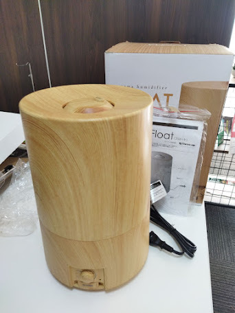 アロマ 加湿器 フロート FLOAT HF-1415 木目調 大容量 現状品 超音波 コレクション レア拍卖