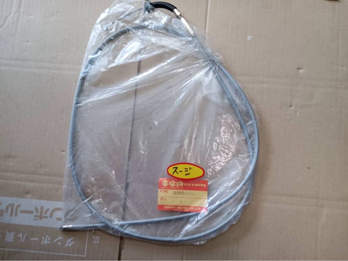 【未使用品】SUZUKI スズキ スージー スピードメーターワイヤー 純正 当時物 廃盤拍卖