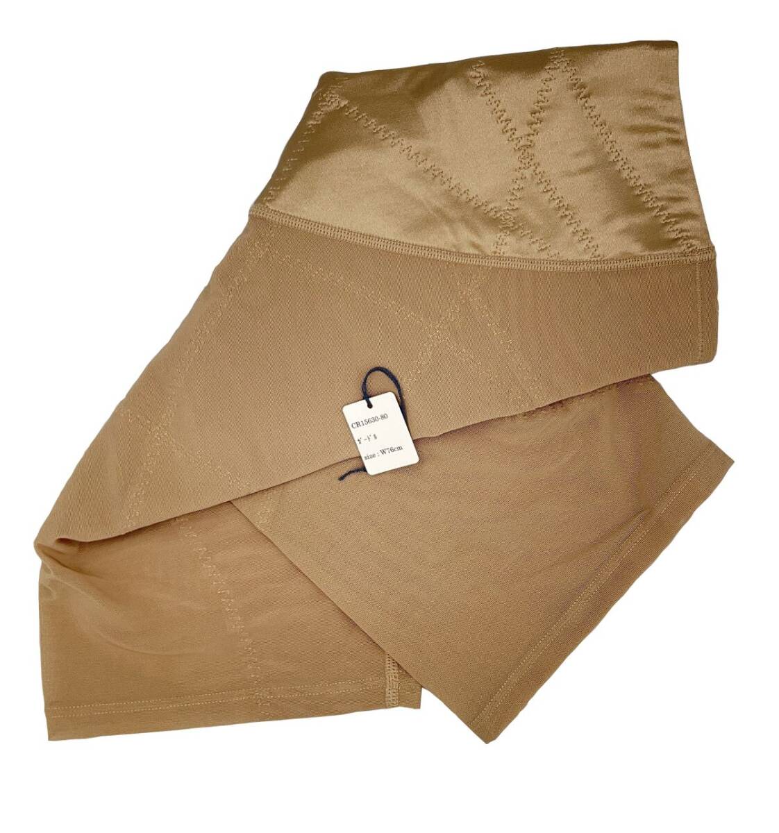 CR15630-80 ZK⑦【特価】新品 補正 ガードル 76㎝ ベージュ 楽ちん 伸縮性 レディース拍卖