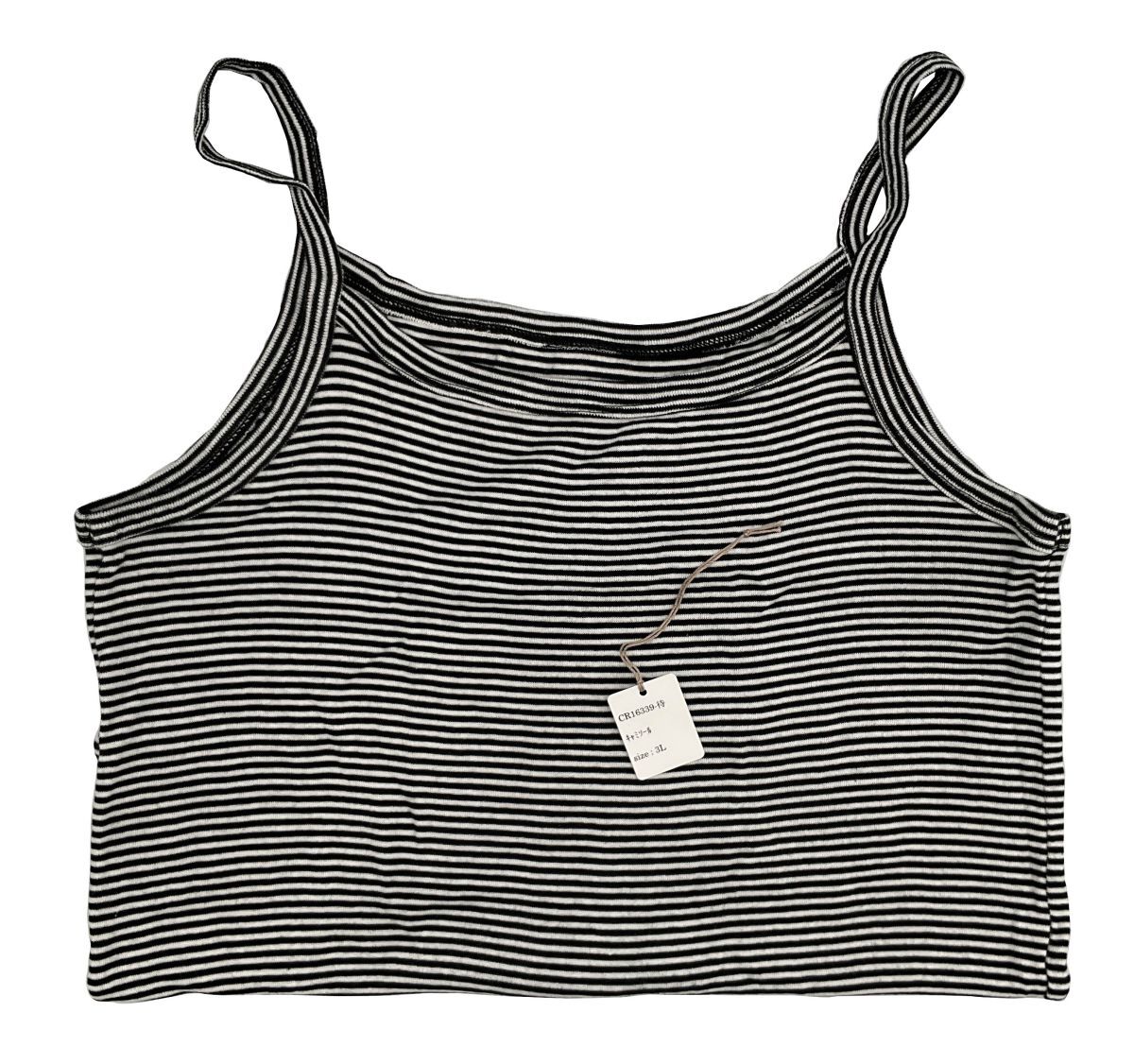 CR16339 IBK⑦【特価】新品 大きい キャミソール 3L 5枚組 ホワイト ストレッチ 綿100% シンプル レディース拍卖