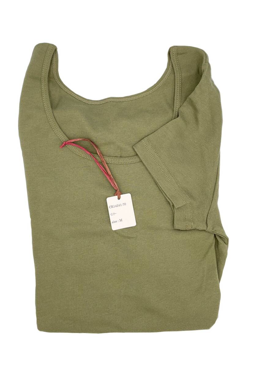 CR14241-70 IBK⑥【特価】新品 半袖インナーシャツ 3色3枚組 M オレンジ ストレッチ 綿100% シンプル 半袖 刺しゅう 丸首 レディース拍卖