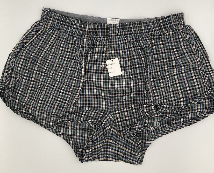 CR16798 IS⑦【特価】新品 トランクス 2枚組 LL 柄物 綿100% 前開き ストレッチ メンズ拍卖