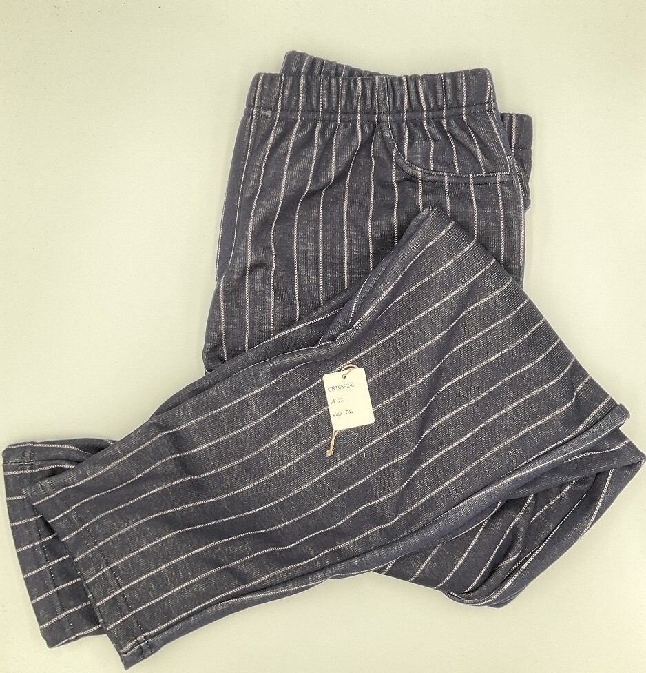 CR16892 ZK⑦【特価】新品 大きい 裏起毛レギンス 5L ネイビー ゆったり 楽ちん ウエストゴム 裏起毛 レディース拍卖