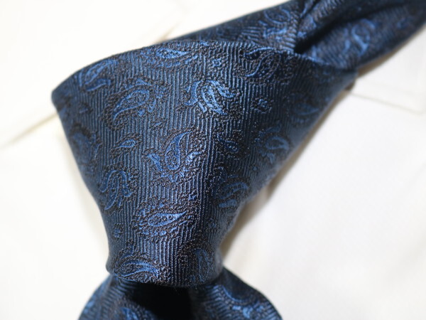 【千/伊】ls20479/フランコミヌッチ至宝ハンドメイドペイズリーネクタイ拍卖