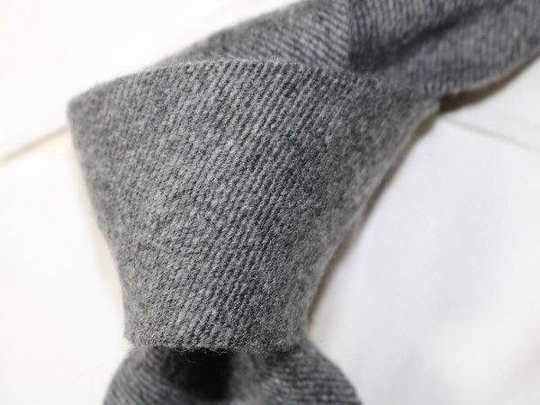 【伊】ls20463/ブリューワ超絶カシミヤ混紡ソリッドハンドメイドネクタイ拍卖