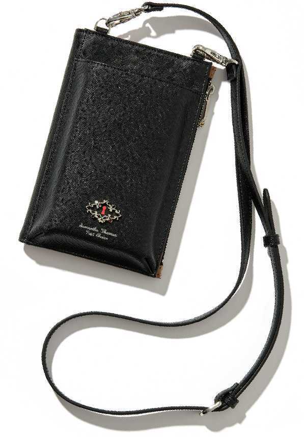 送無 15%引 サマンサタバサ 限定 名探偵コナン 緋色の弾丸 赤井秀一 スマホショルダー ウォレットショルダー お財布バッグ 新品 証明書付拍卖