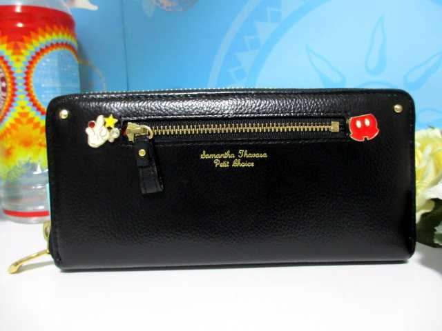 送料無料 80%引 サマンサタバサ 限定 ミッキー ハンド ズボン チャーム付 ラウンドジップ ファスナー 長財布 中古品 ディズニー ドナルド拍卖