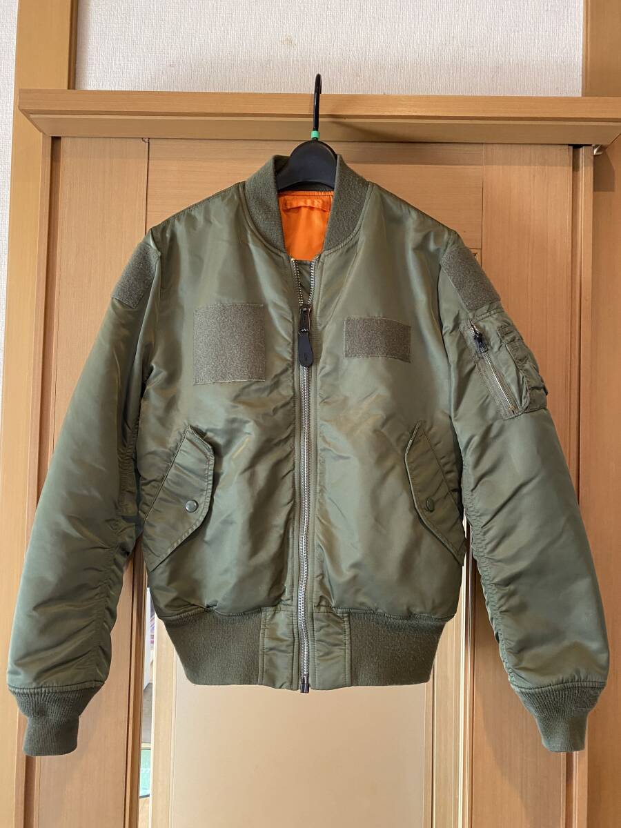 アルファインダストリーズ MA-1 セージ Sサイズ ワッペンベース有拍卖