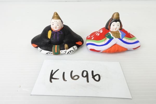 【k1696】佐原人形 雛人形 ひな人形 土人形 張子 娘人形 郷土玩具 伝統工芸 縁起物 現状渡し品拍卖