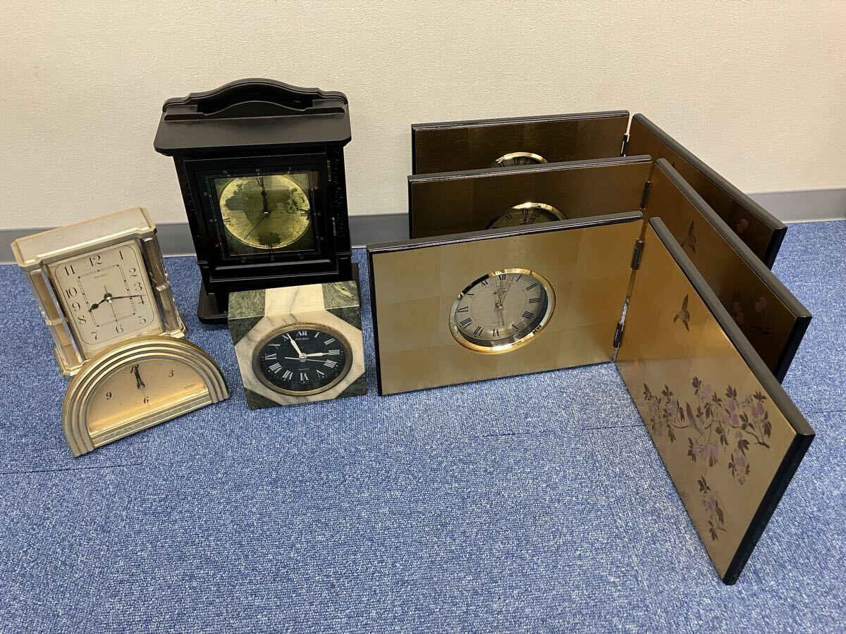 【Z858-j】 置時計 SEIKO CITIZEN その他 まとめ インテリア 昭和レトロ 鍵置き拍卖