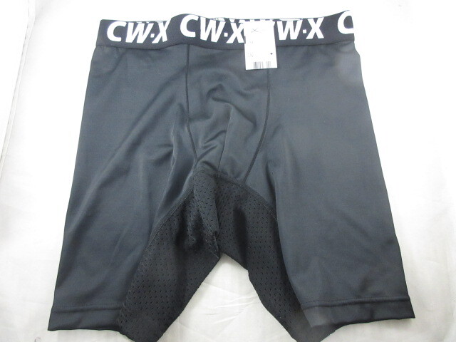 新品■CW-X スポーツショーツ ロングボクサー M 黒色 吸汗速乾 アンダーウェア 通気性のいいメッシュ仕様③拍卖