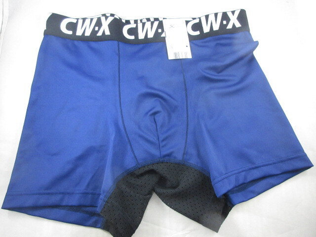 新品■CW-X スポーツショーツ ボクサー L 紺色 吸汗速乾 アンダーウェア 通気性のいいメッシュ仕様⑤拍卖