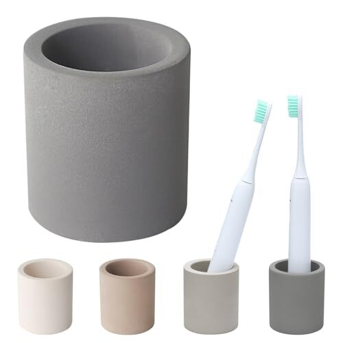 ダークグレー Mサイズ IRETION 歯ブラシスタンド 珪藻土 歯ブラシホルダー 歯ブラシ立て 電動歯ブラシ スタンド ノンアス拍卖