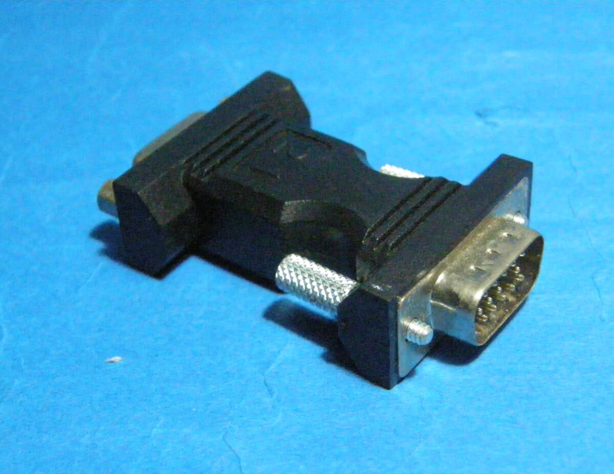 ★ ミニd-sub15ピン オス→ ミニd-sub15ピンメス VGAケーブル中継コネクター ★拍卖
