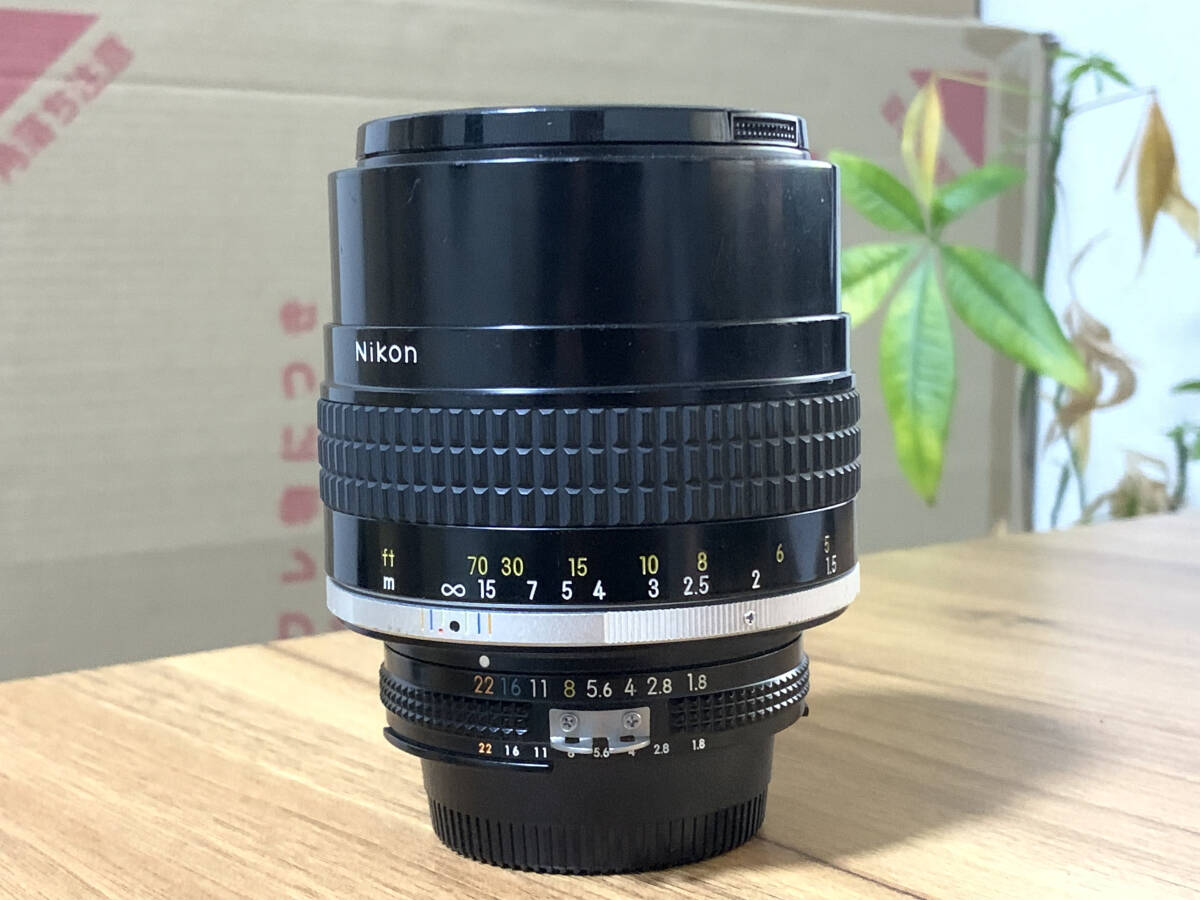 【福L-695】NIKON 105mm 1:1.8拍卖