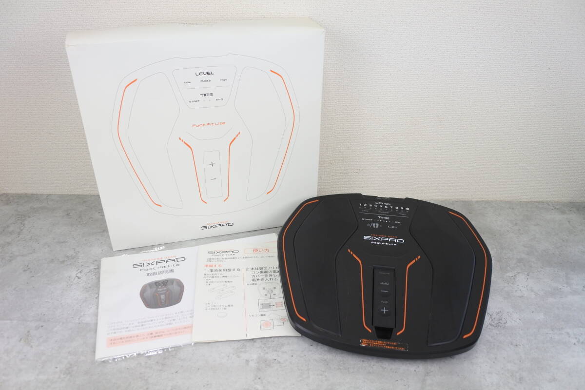 SIXPAD Food Fit Lite シックスパット フットフィットライト SE-AH00A ブラック拍卖