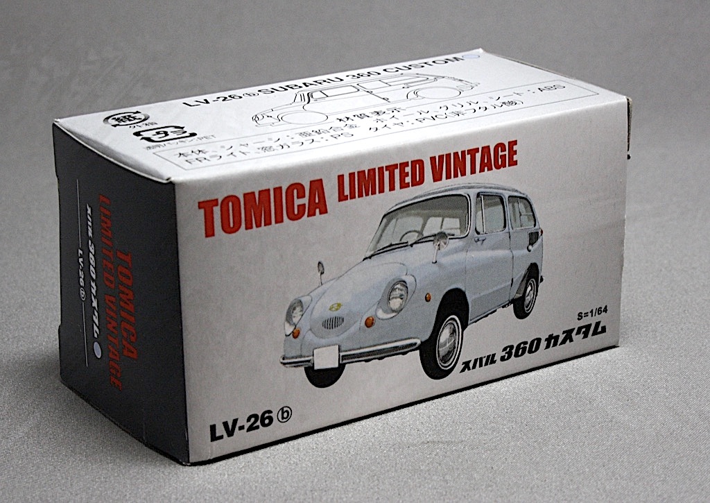 トミカリミテッドヴィンテージ LV-26b スバル 360 カスタム(水色)拍卖