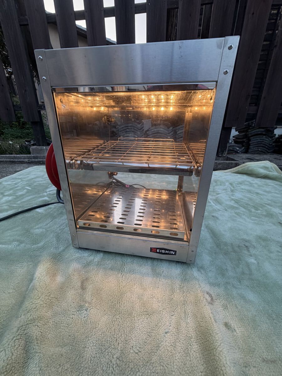良品 EISHIN エイシン ホットショーケース 100V エイシン電機 ED-330 業務用 スリム コンパクトタイプ 温蔵ショーケース 現状売り切り拍卖