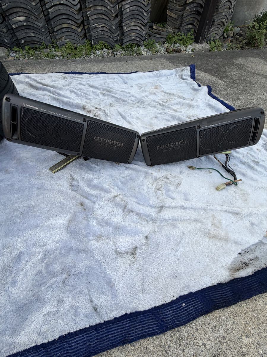 carrozzeria カロッツェリア PIONEER パイオニア 当時物 旧車 TS-X35 カースピーカー 左右ペアセット 車用 カーオーディオ 現状売り切り拍卖