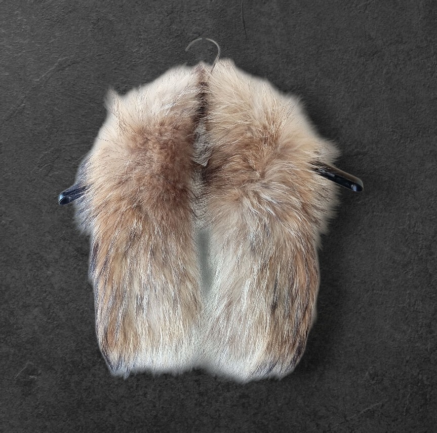 オンワードラグーンファー ショール ストール ティペット 毛皮 リアルファーONWARD 新品タグ付き 拍卖