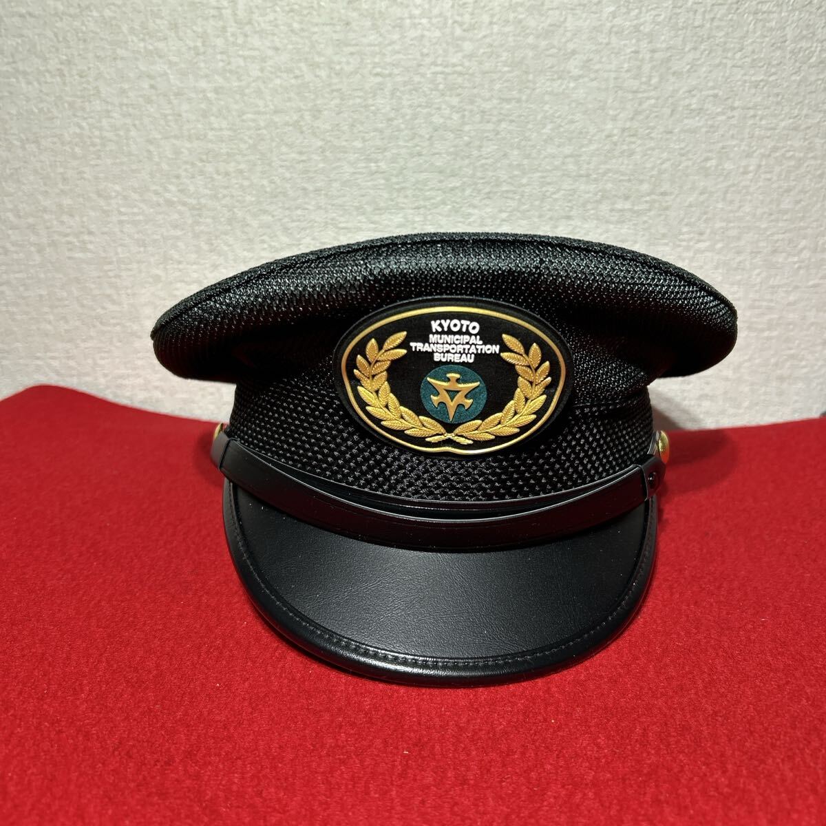 新品未使用 希少品 制帽 京都市交通局  帽子 メッシュ   57号 コスプレ 拍卖