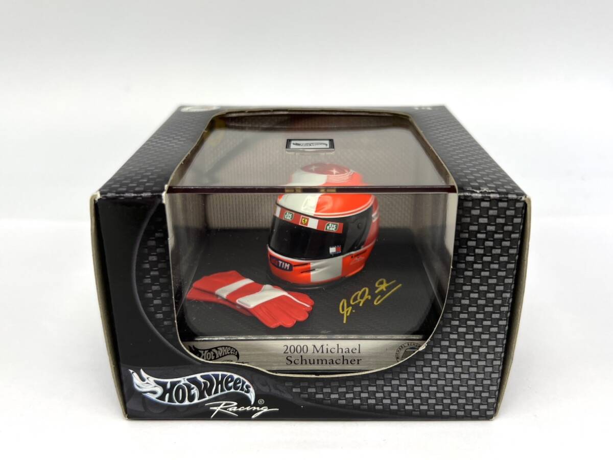 M1557 【未開封】 Hot Wheels ホットウィール ヘルメット F1 2000 MICHAEL SCHUMACHER COLLECTION ミハエル・シューマッハ 1:8拍卖