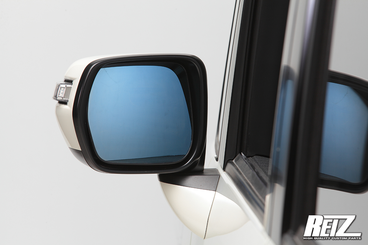 JF1 JF2 N-BOX ワイド ブルーミラーレンズ 左右 ヒーター無し車用 NBOX エヌボックス ドアミラー レンズ 鏡 ネコポス発送拍卖