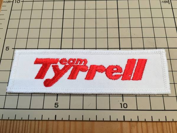 懐かしのレーシングチーム刺繍ワッペン ティレル拍卖
