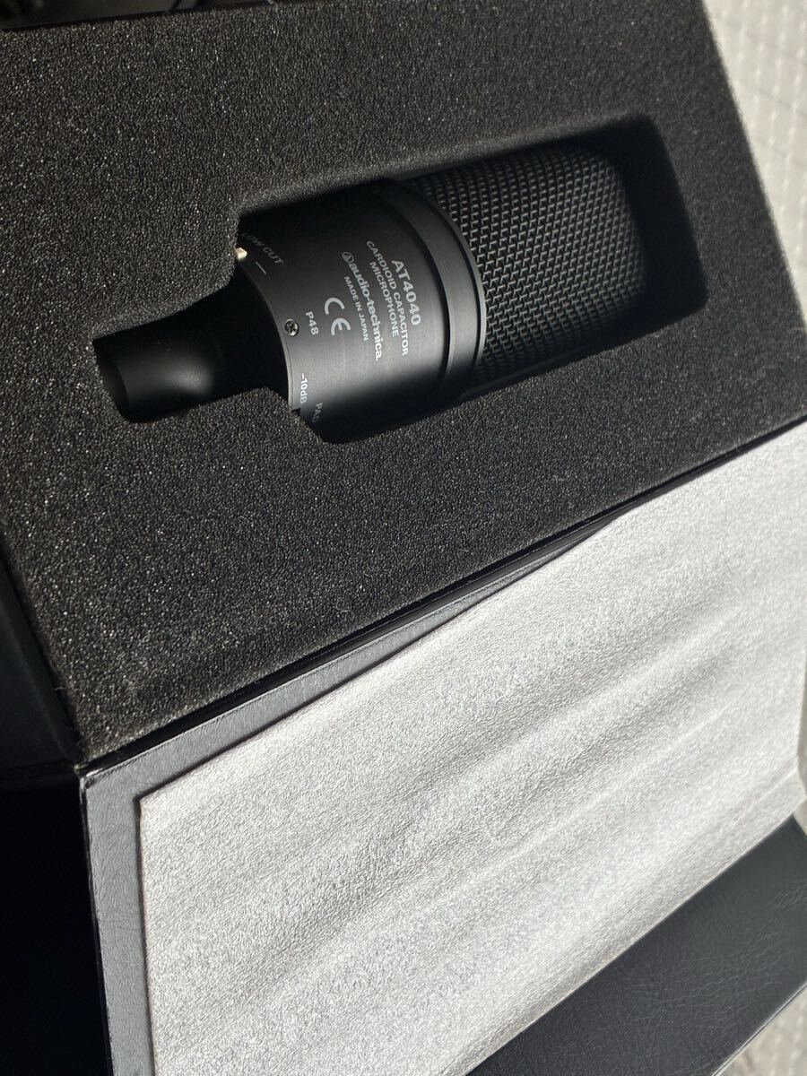 Audio-Technica AT4040 オーディオテクニカ 1インチ大口径ダイアフラム トランスレス コンデンサーマイク 音響機材拍卖