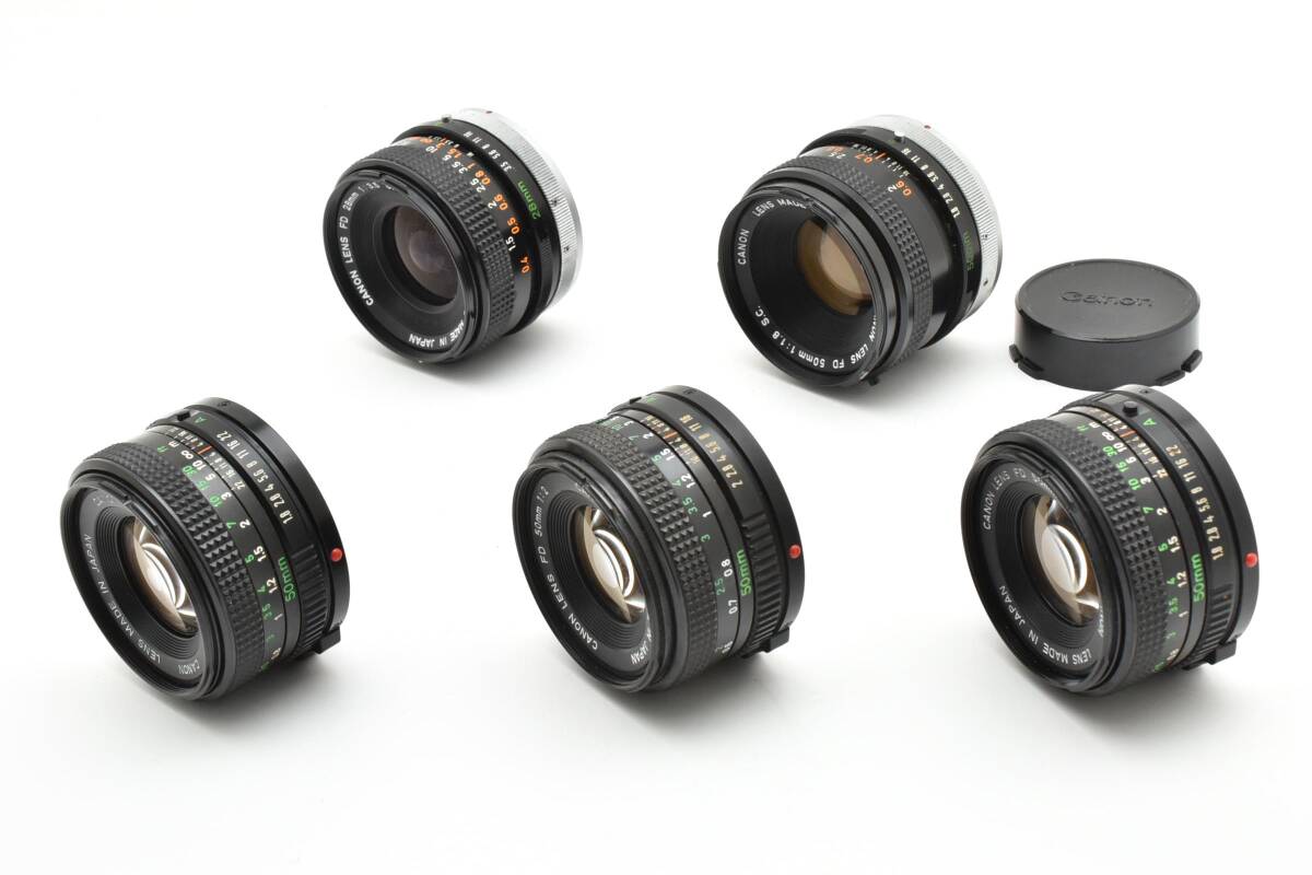 ☆訳あり大特価☆キヤノン CANON FDレンズ 単焦点 5個まとめ #160#2227拍卖