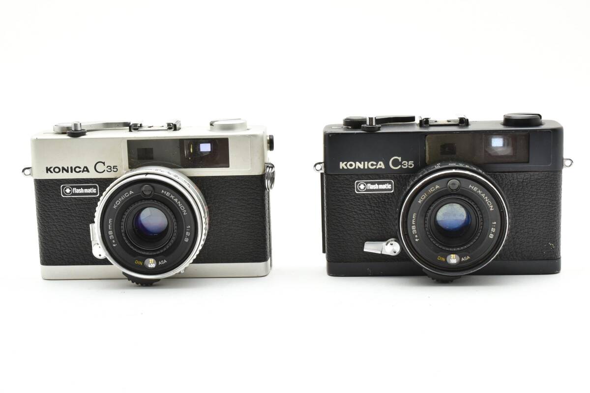 ☆訳あり大特価☆コニカ KONICA C35 FLASHMATIC 2個まとめ #40#25#2267拍卖