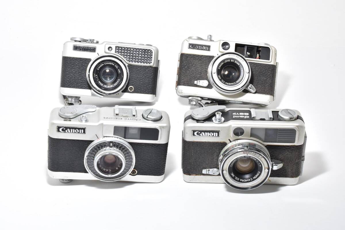 ☆訳あり大特価☆キヤノン CANON DEMI EE17 / EE28 / S / 4個まとめ #90#70#2332拍卖