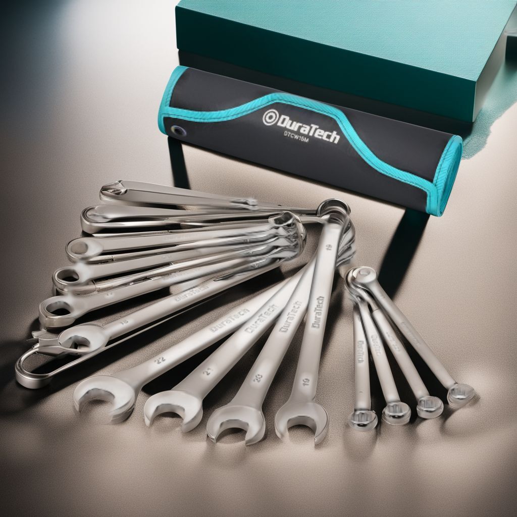 コンビネーションレンチ スパナ 8~22mm CR-V製 収納袋付き 15本組拍卖