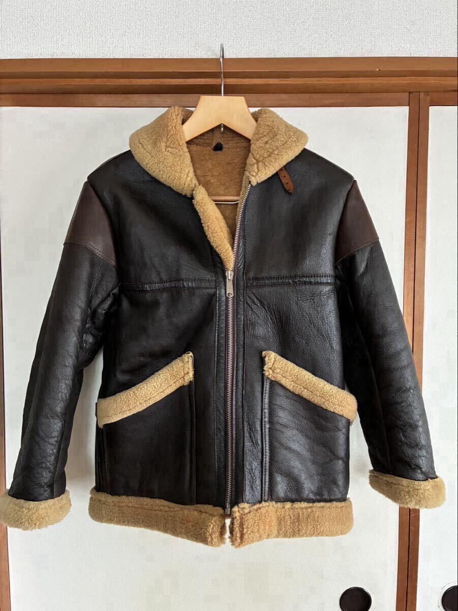 IRVIN JACKET アーヴィンジャケット フライトジャケットEnglandイギリスla rockaルイスレザーrafロンジャンrockersバズリクソンfuudobrain拍卖