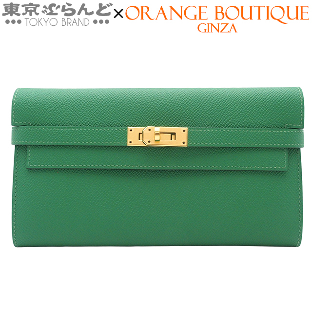 101822778 エルメス HERMES ケリーウォレット ロング D刻印 カクタス ゴールド金具 エプソン 2019年 長財布 レディース拍卖