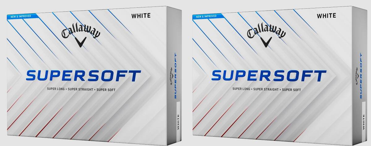 【2ダース】 キャロウェイ SUPERSOFT 【ホワイト】 2025年モデル 未使用新品 ゴルフボール 【Callaway SUPER SOFT スーパーソフト WHITE】拍卖
