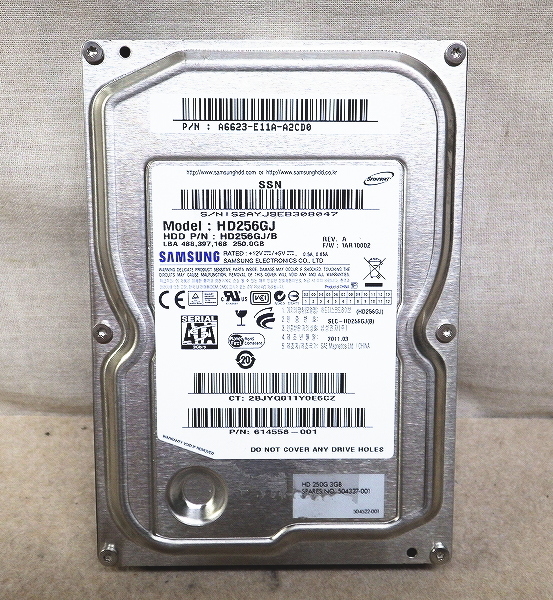 Kネま2025 SAMSUNG/サムスン SATA 3.5インチ 内蔵HDD 250GB HD256GJ パソコン周辺機器 PCパーツ ハードディスク拍卖