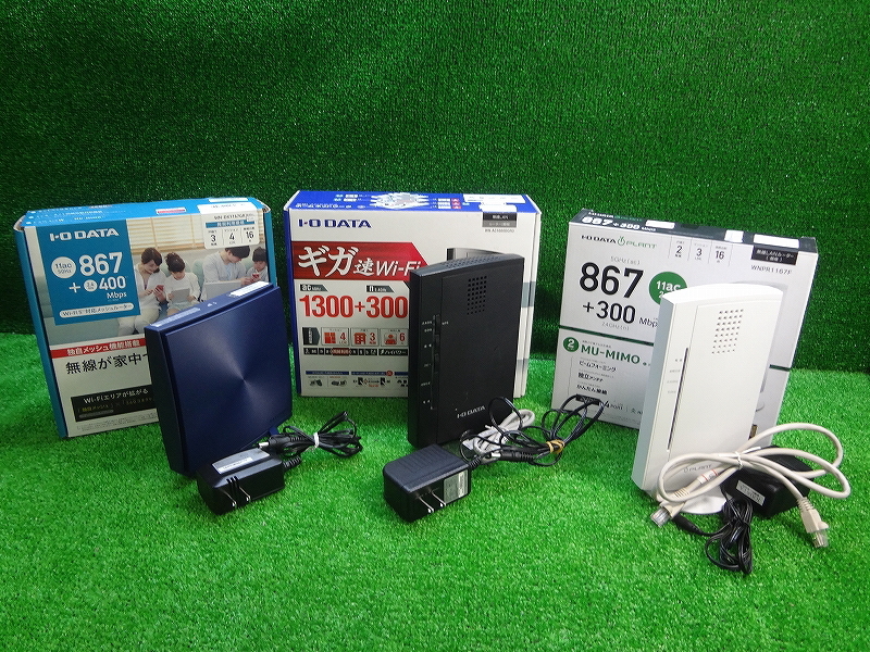 Kネみ1542 I-ODATA アイ・オー・データ■無線LAN■WN-DX1167GR WN-AC1600DGR3 WNPR1167F■Wi-Fiルーター■まとめ売り 3個セット拍卖