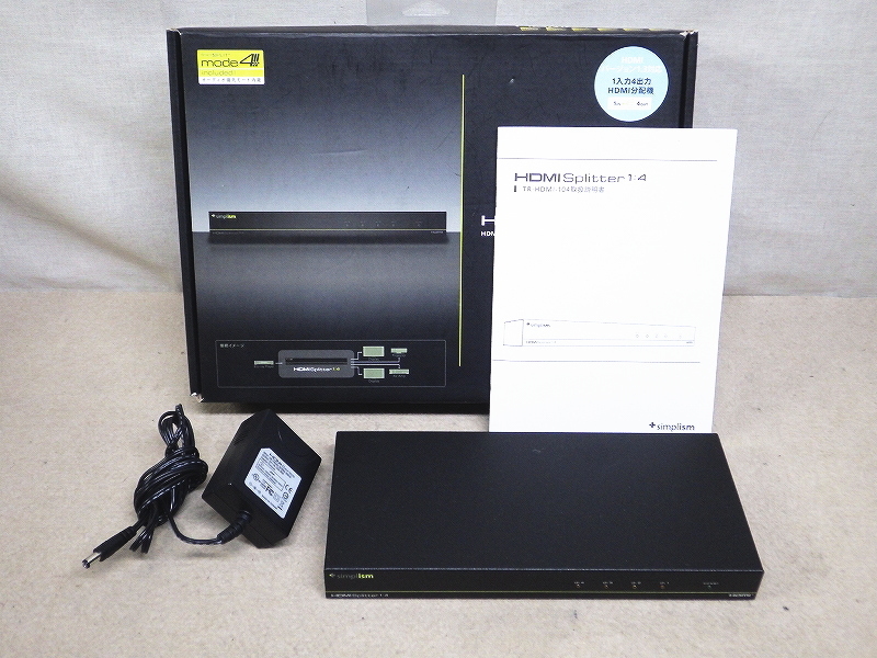 Kネま1996 Trinity/トリニティ HDMIスプリッター 1:4 TR-HDMI-104 パソコン周辺機器 1入力4出力 HDMI分配器 モニター用品拍卖