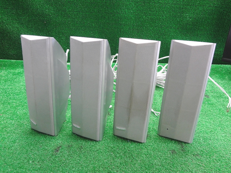 Kネか3943 pioneer パイオニア■ホームシアターシステム■スピーカー■S-HS01■小型スピーカー■4点セット オーディオ機器拍卖