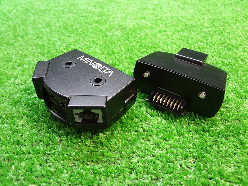 Kネお0816■MINOLTA コニカミノルタ■受光部延長アダプタ(受光部用) 受光部延長アダプタ(本体用)■T-A21/T-A20■輝度 色差 照明度計 部品拍卖