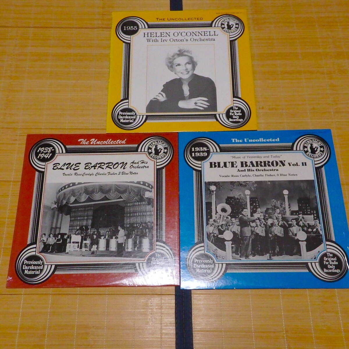 ★格安美品!高音質!☆”Hindsight” LP3枚セット★★ Helen O’Connell : Ira Orton orch. / Blue Barron Vol.1& 2/★MONO録音☆匿名配送拍卖