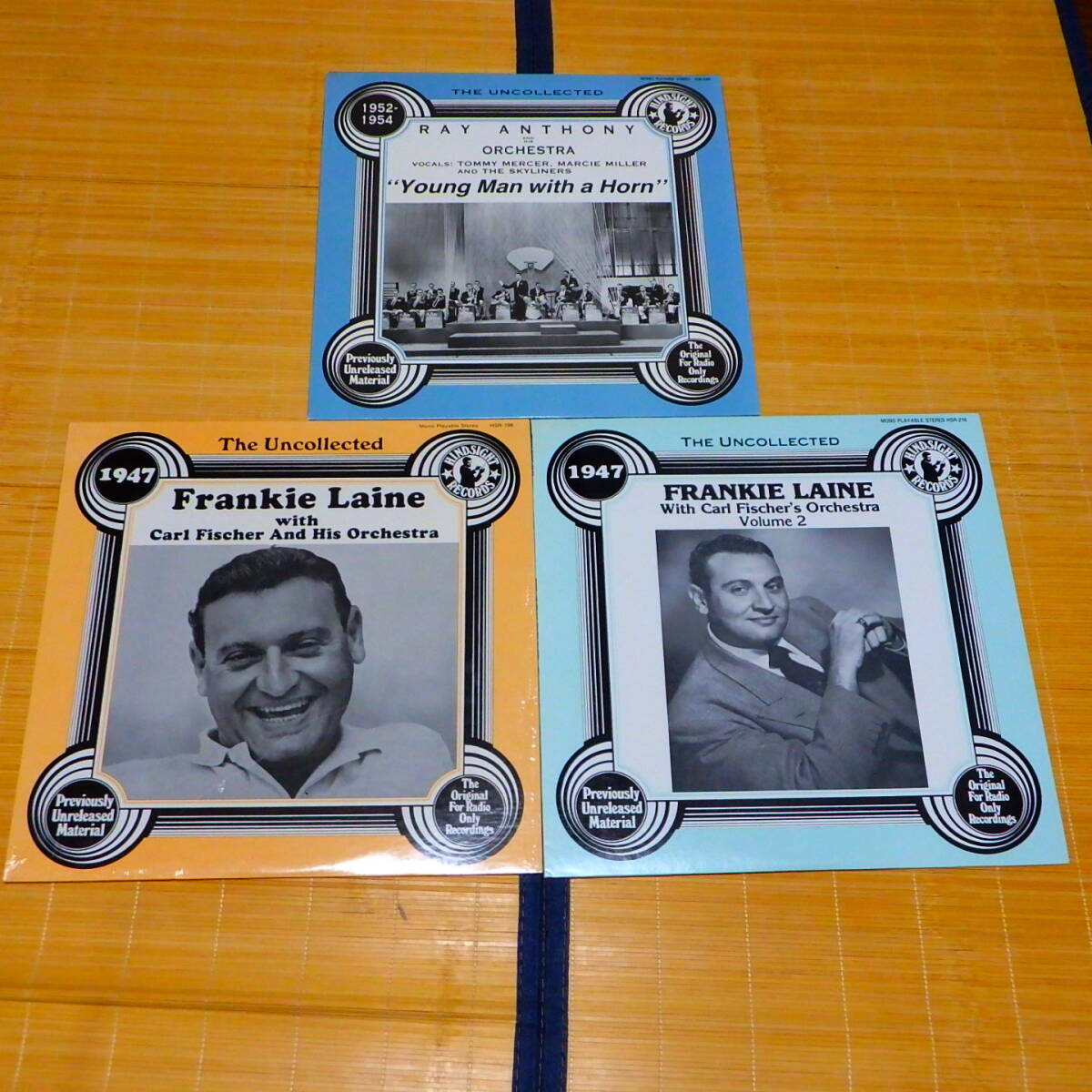★格安美品!高音質!☆”Hindsight” LP3枚★Ray Anthony “Young Man with a Horn”/ Frankie Maine Vol.1 & 2 /★MONO録音☆匿名配送拍卖