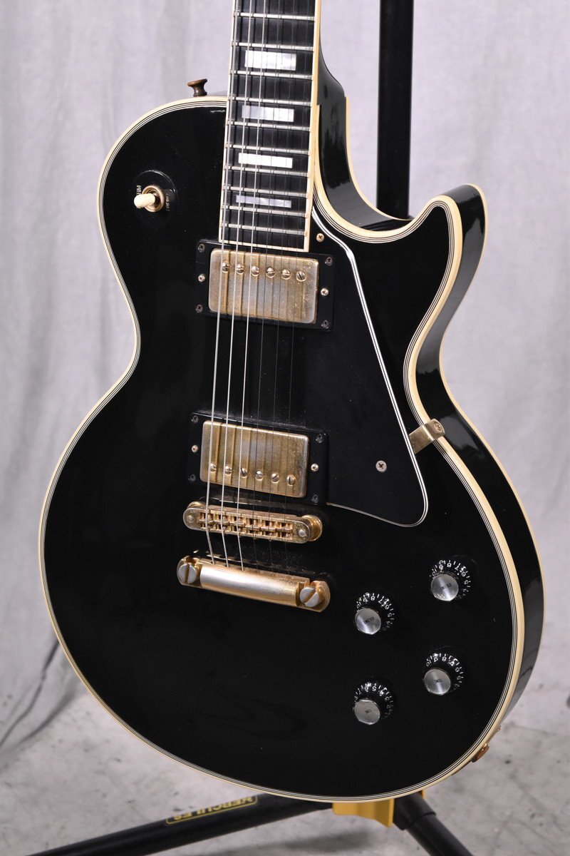 【C】Gibson Les Paul Custom Ebony Limited Edition 1995年製 ギブソン レスポールカスタム 山野楽器オーダー 3071420拍卖